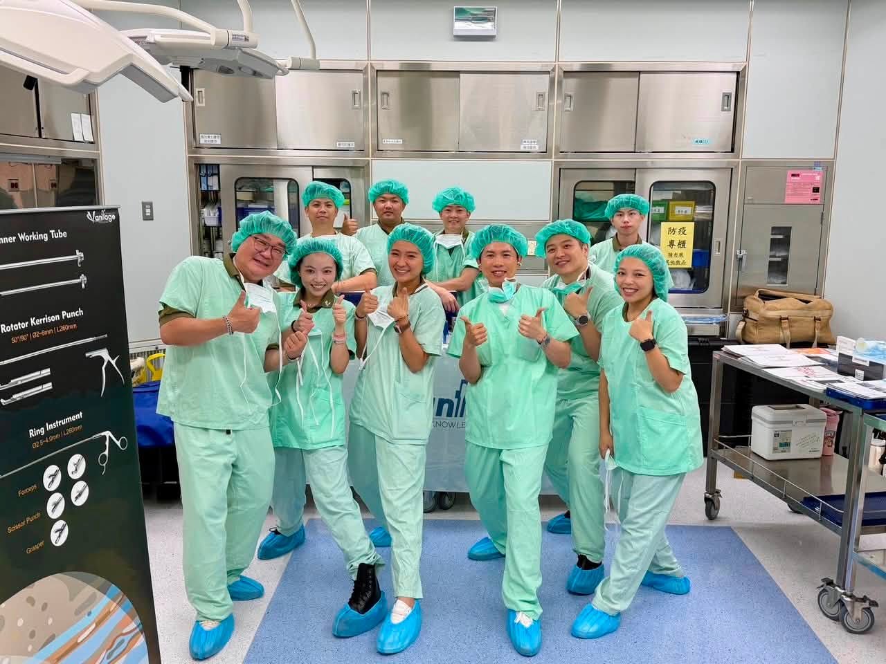 台灣脊椎微創內視鏡醫學會（佳里奇美場）高階仿真脊椎大體內視鏡手術工作坊